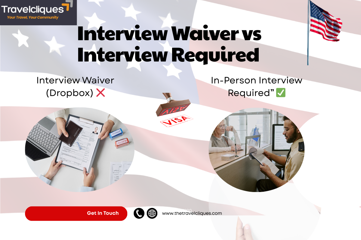 U.S. visa interview waiver versus in-person interview requirements